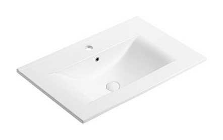 B71 single basin ceramic vanity top
