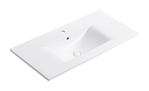 B91 single basin ceramic vanity top