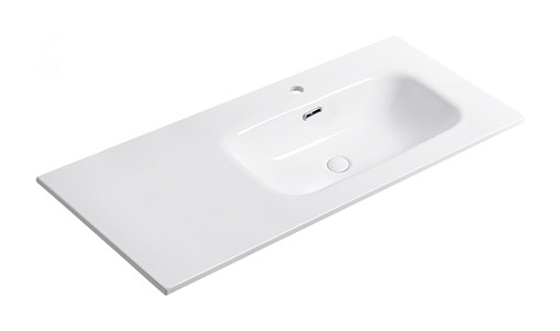 D1250 Right right offset basin ceramic vanity top