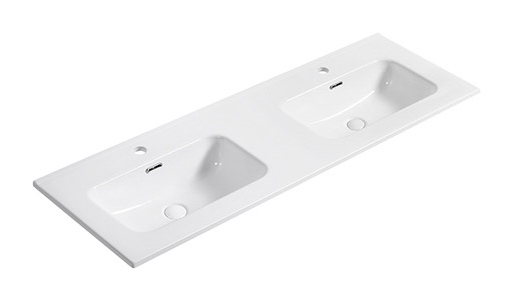 D131 Double double basin ceramic vanity top