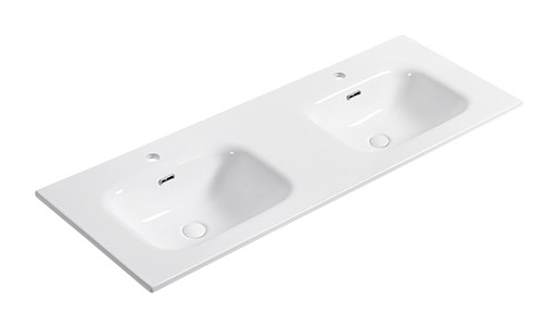 D1350 Double double basin ceramic vanity top