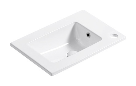 F4530 Left Tap Hole single basin ceramic vanity top